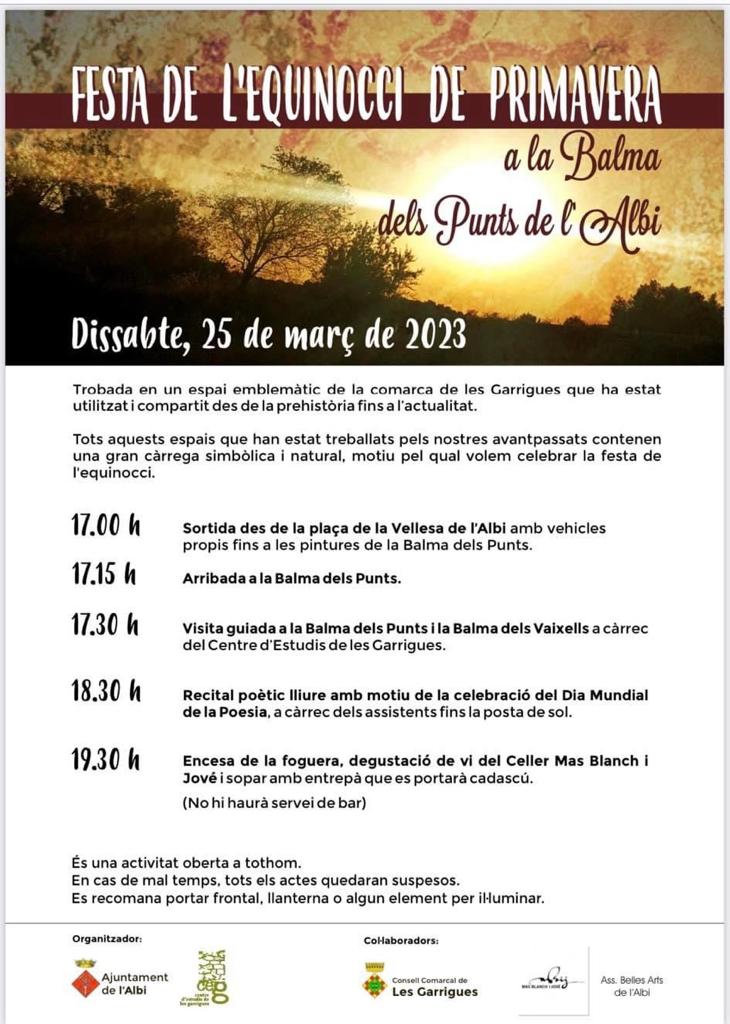 Festa de l'equinocci de primavera 25/3/23