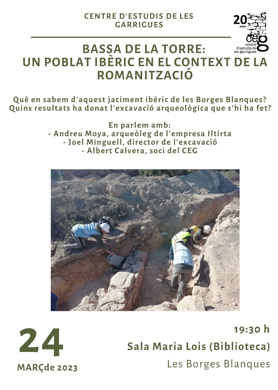 El jaciment ibèric de la bassa de la torre